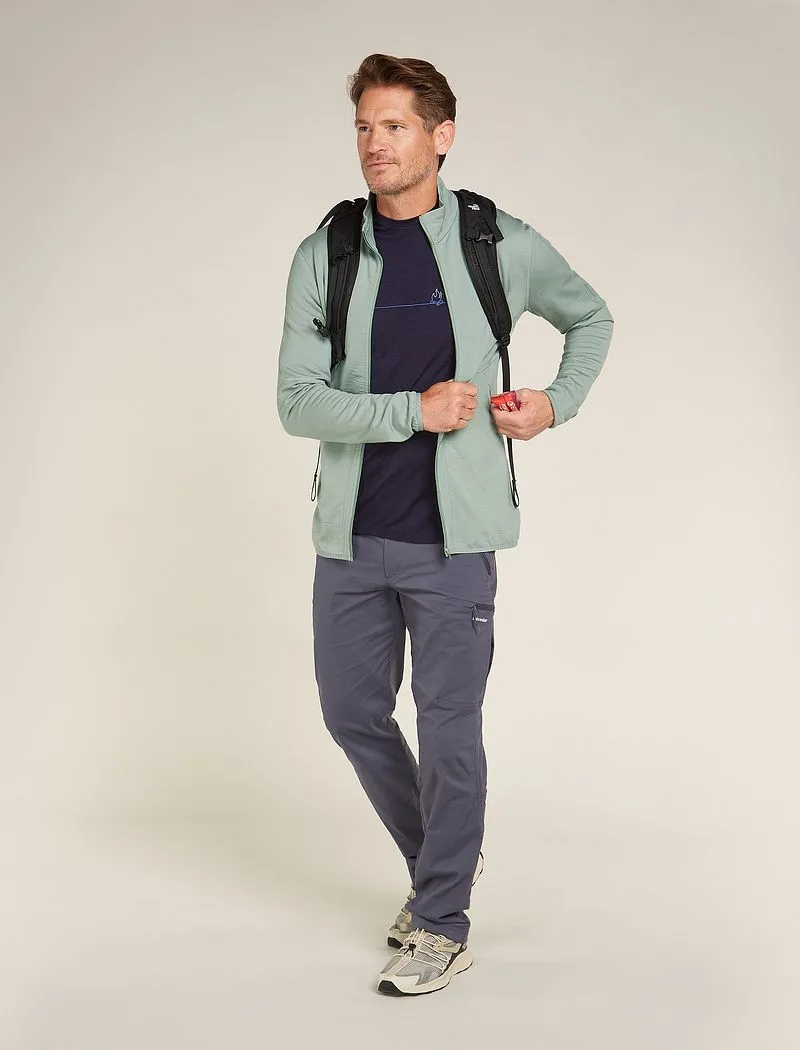 Icebreaker Merino 560 Realfleece™ Elemental Long Sleeve Zip Jacket - Man - Moss - Size XL sold by Icebreaker product image thumbnail 4