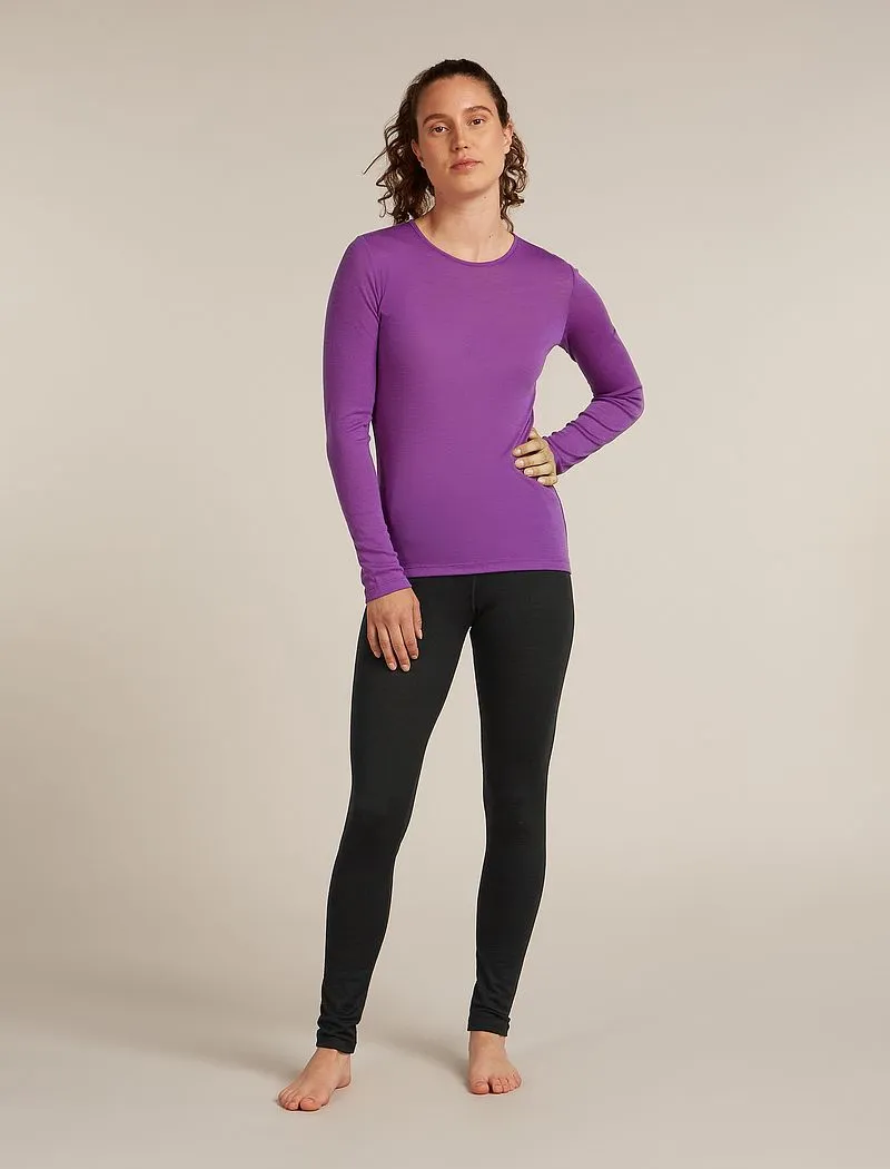 Icebreaker Merino 200 Oasis High Rise Thermal Leggings - Woman - Black - Size XS sold by Icebreaker product image thumbnail 3