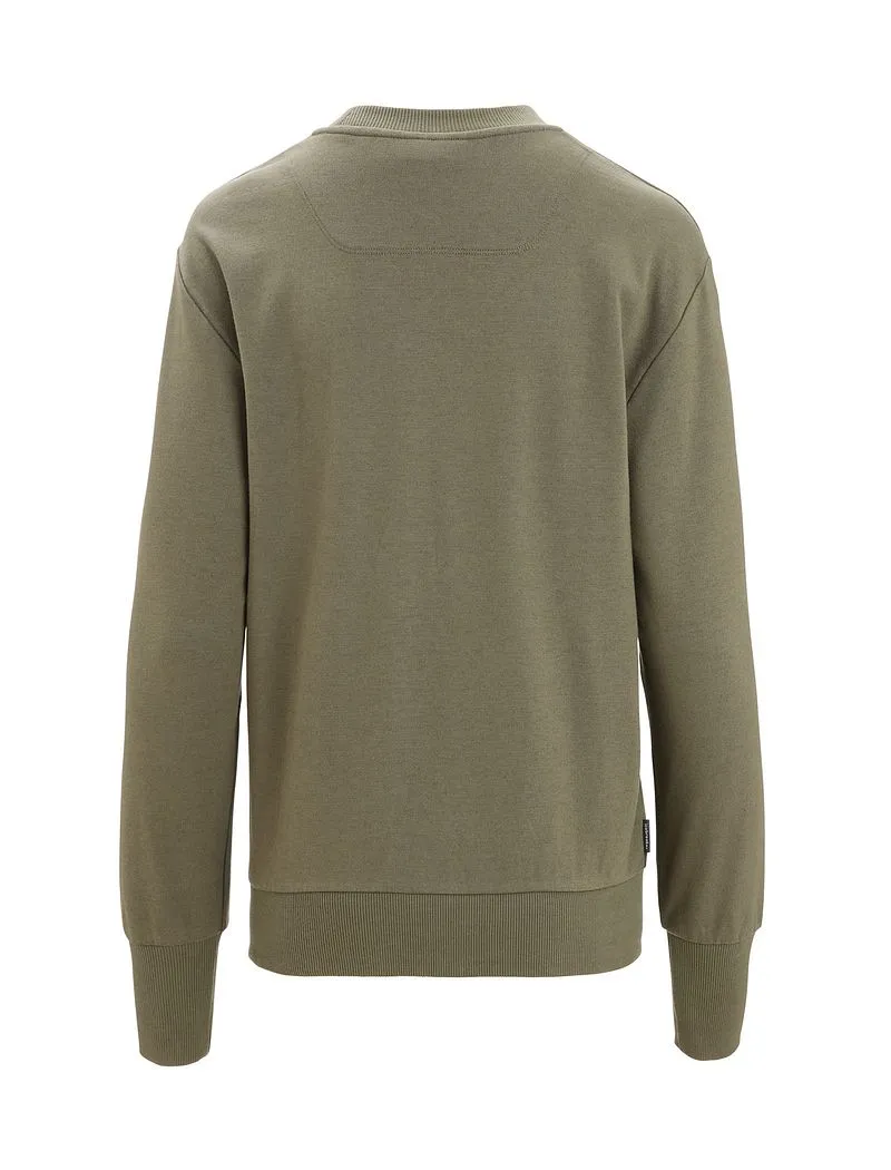 Icebreaker Central Long Sleeve Sweatshirt - Woman - Loden - Size S sold by Icebreaker product image thumbnail 2