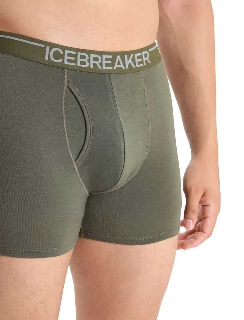 Icebreaker Merino 150 Anatomica Boxers wFly - Man - Loden - Size S sold by Icebreaker product image thumbnail 4