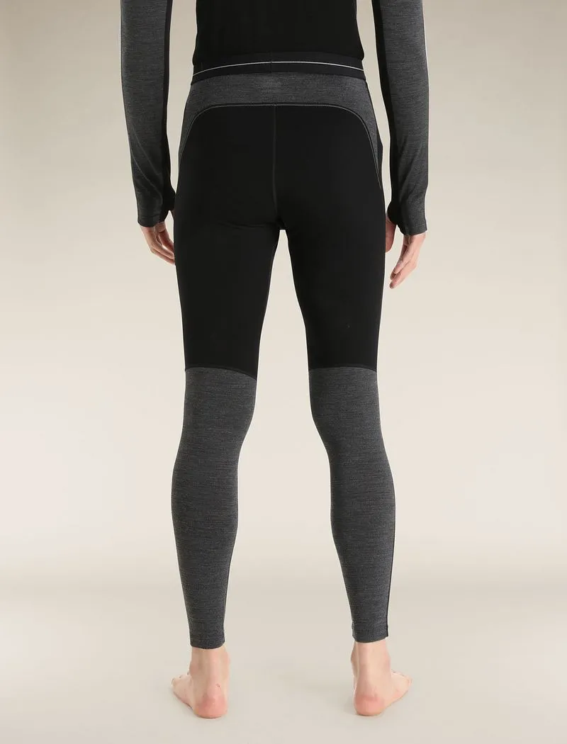 Icebreaker Merino 200 ZoneKnit™ Thermal Leggings - Man - Black/jet Heather - Size XL sold by Icebreaker product image thumbnail 2