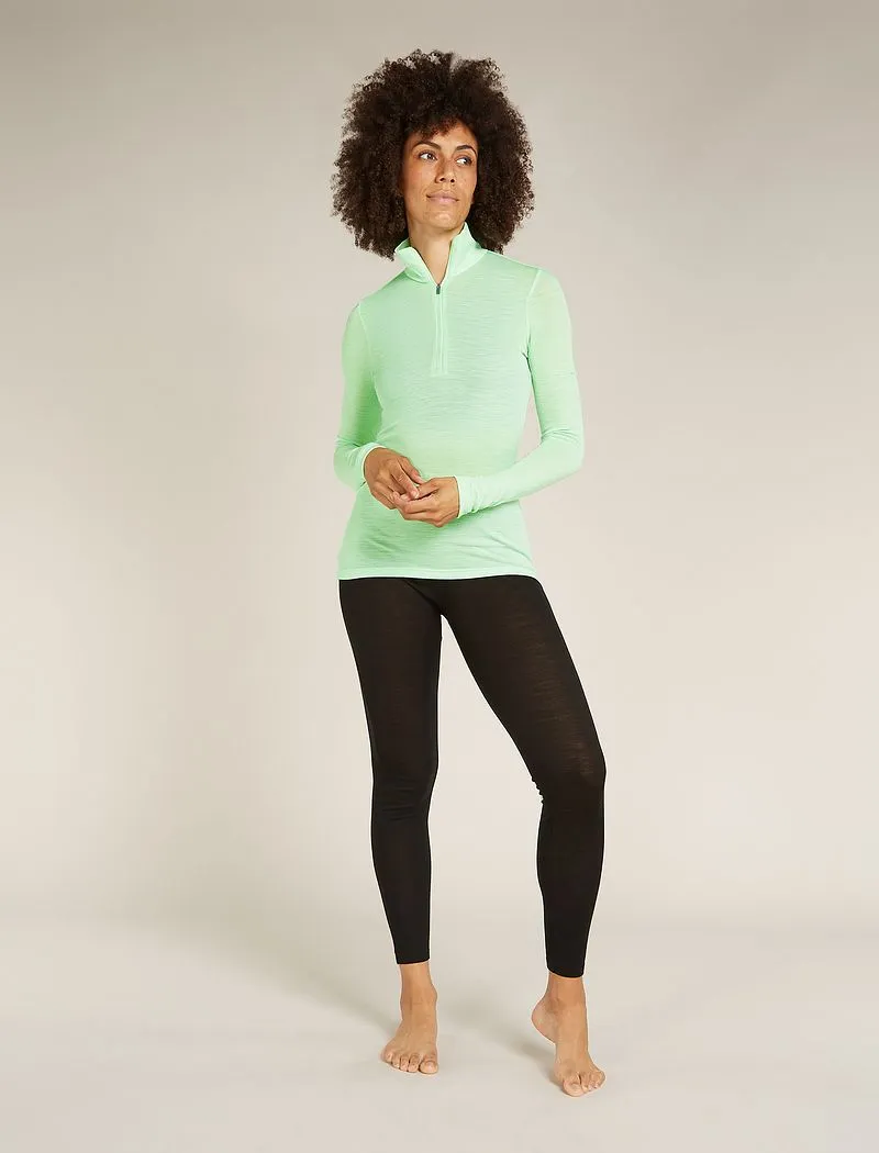 Icebreaker Merino 175 Everyday Long Sleeve Half Zip Thermal Top - Woman - Glass - Size L sold by Icebreaker product image thumbnail 3