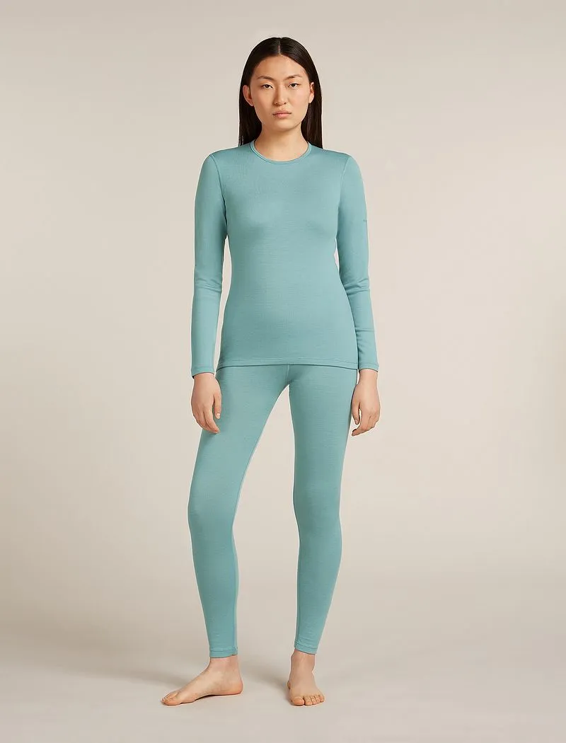 Icebreaker Merino 260 Tech High Rise Thermal Leggings - Woman - Hydro - Size XS sold by Icebreaker product image thumbnail 3