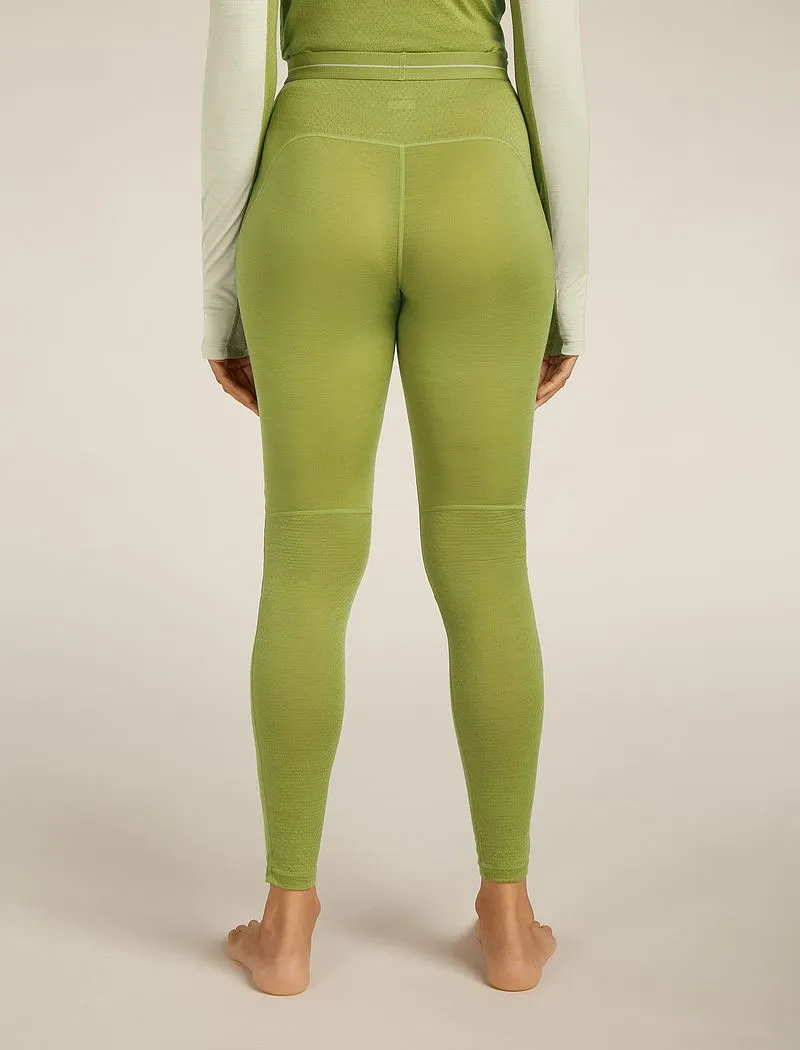 Icebreaker Merino Blend 125 ZoneKnit™ Thermal Leggings - Woman - Olive - Size S sold by Icebreaker product image thumbnail 2