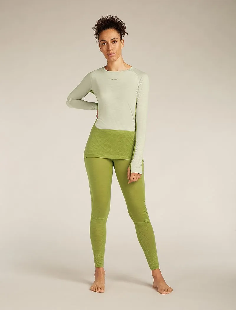 Icebreaker Merino Blend 125 ZoneKnit™ Thermal Leggings - Woman - Olive - Size S sold by Icebreaker product image thumbnail 3