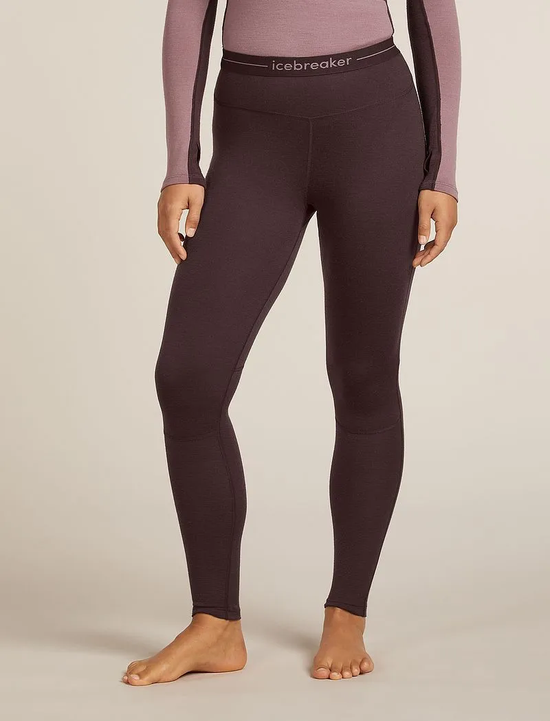 Icebreaker 260 ZoneKnit™ Thermal Leggings - Woman - Java - Size XS sold by Icebreaker
