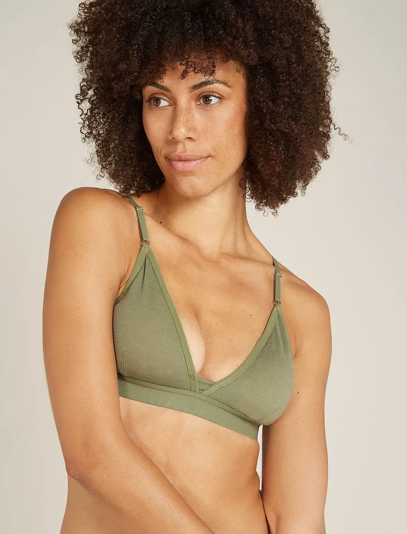 Icebreaker Merino 150 Siren Bra - Woman - Lichen - Size XS sold by Icebreaker