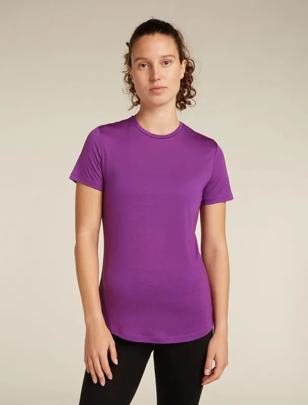 Icebreaker Merino Blend 125 Cool-Lite™ Sphere Short Sleeve T-Shirt - Woman - Passion - Size L sold by Icebreaker