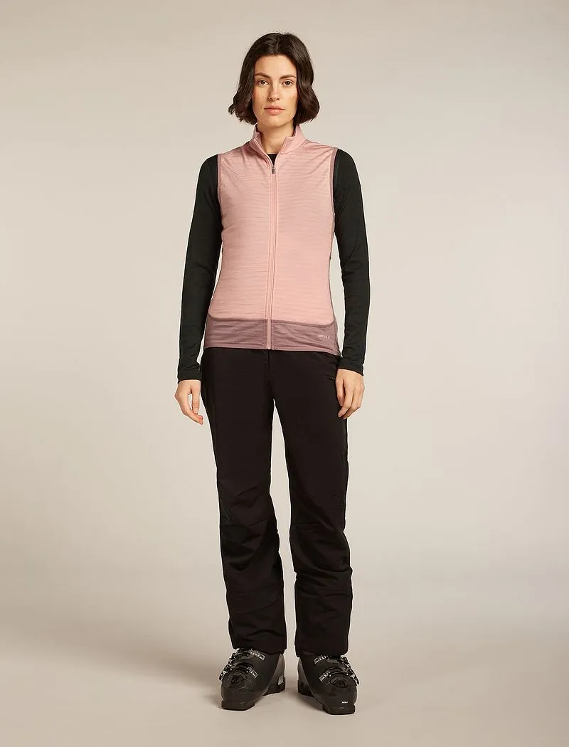 Icebreaker Merino Blend 300 RealFleece™ Descender Vest - Woman - Summit/blush - Size XS sold by Icebreaker product image thumbnail 3