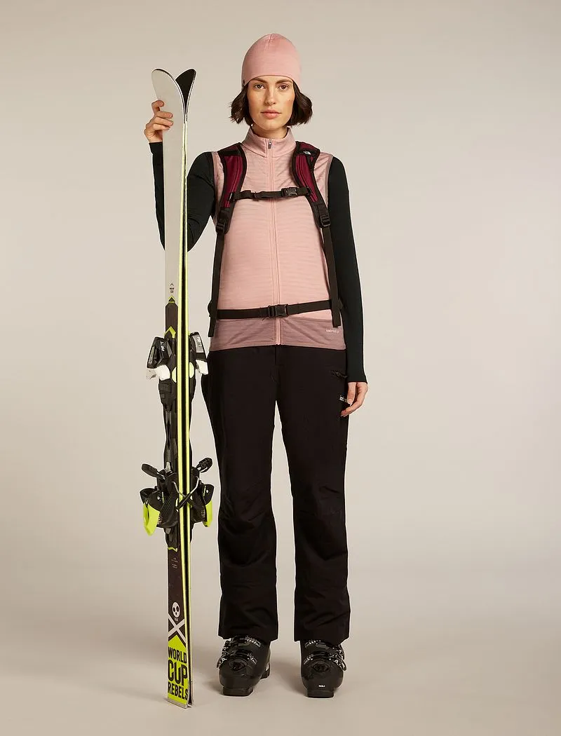 Icebreaker Merino Blend 300 RealFleece™ Descender Vest - Woman - Summit/blush - Size XS sold by Icebreaker product image thumbnail 4