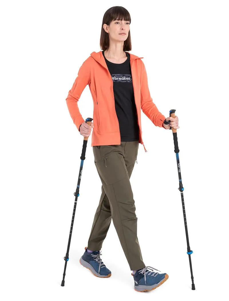 Icebreaker Merino Blend Central Classic T-Shirt Glacial Flow Logo - Woman - Black - Size L sold by Icebreaker product image thumbnail 4