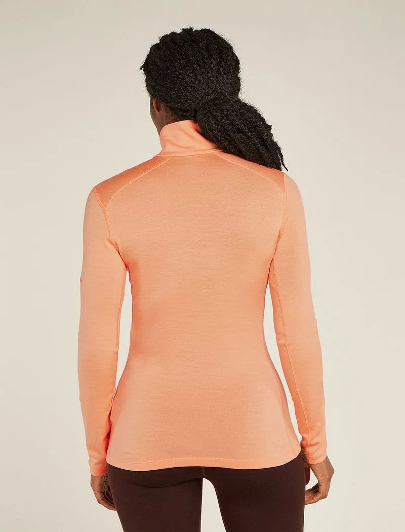 Icebreaker Merino 260 Tech Long Sleeve Half Zip Thermal Top - Woman - Feldspar - Size XL sold by Icebreaker product image thumbnail 2