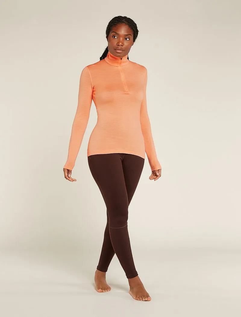 Icebreaker Merino 260 Tech Long Sleeve Half Zip Thermal Top - Woman - Feldspar - Size XL sold by Icebreaker product image thumbnail 3
