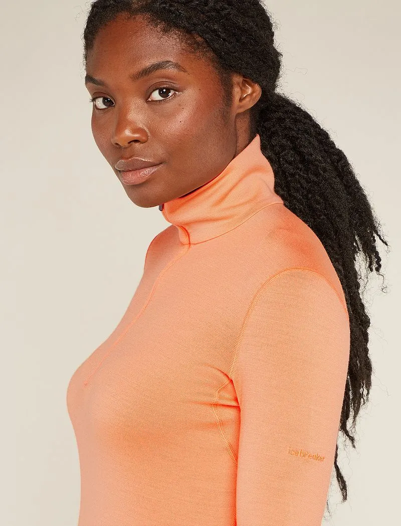Icebreaker Merino 260 Tech Long Sleeve Half Zip Thermal Top - Woman - Feldspar - Size XL sold by Icebreaker product image thumbnail 5