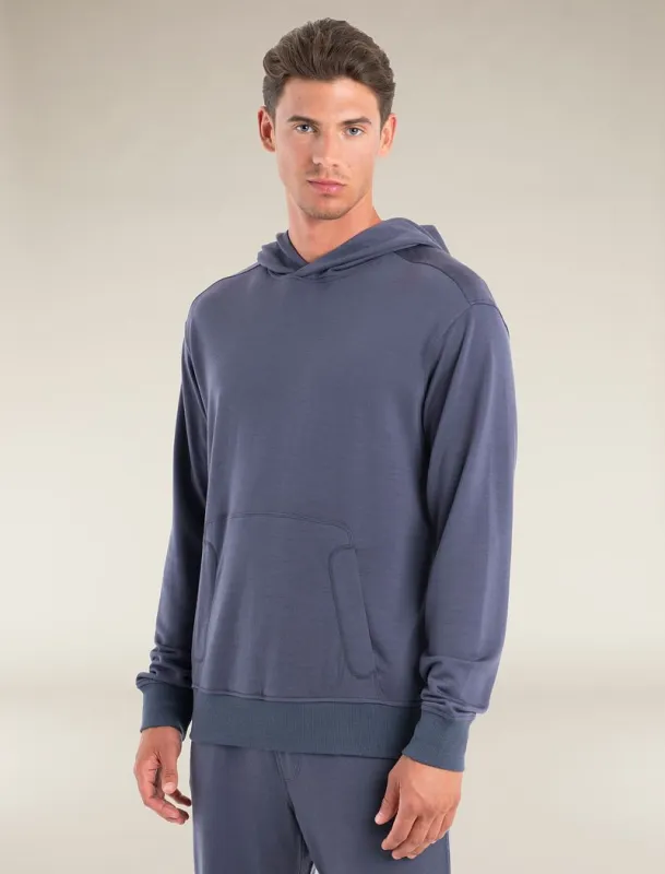 Icebreaker Merino Blend 200 Shifter Long Sleeve Hoodie - Man - Graphite - Size S made by Icebreaker