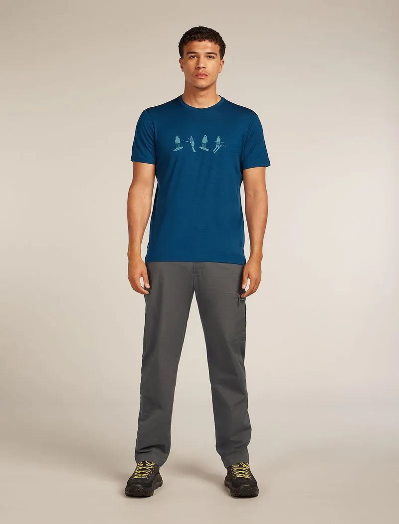 Icebreaker Merino 150 Tech Lite Short Sleeve T-Shirt Snow Day - Man - Atlantis - Size L sold by Icebreaker product image thumbnail 3
