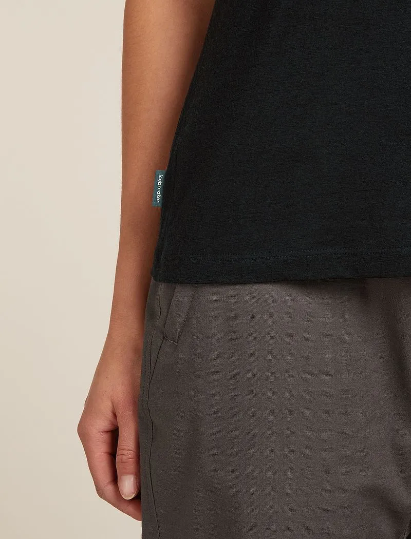 Icebreaker Merino 150 Tech Lite Short Sleeve T-Shirt IB Wordmark - Woman - Black - Size XL sold by Icebreaker product image thumbnail 5