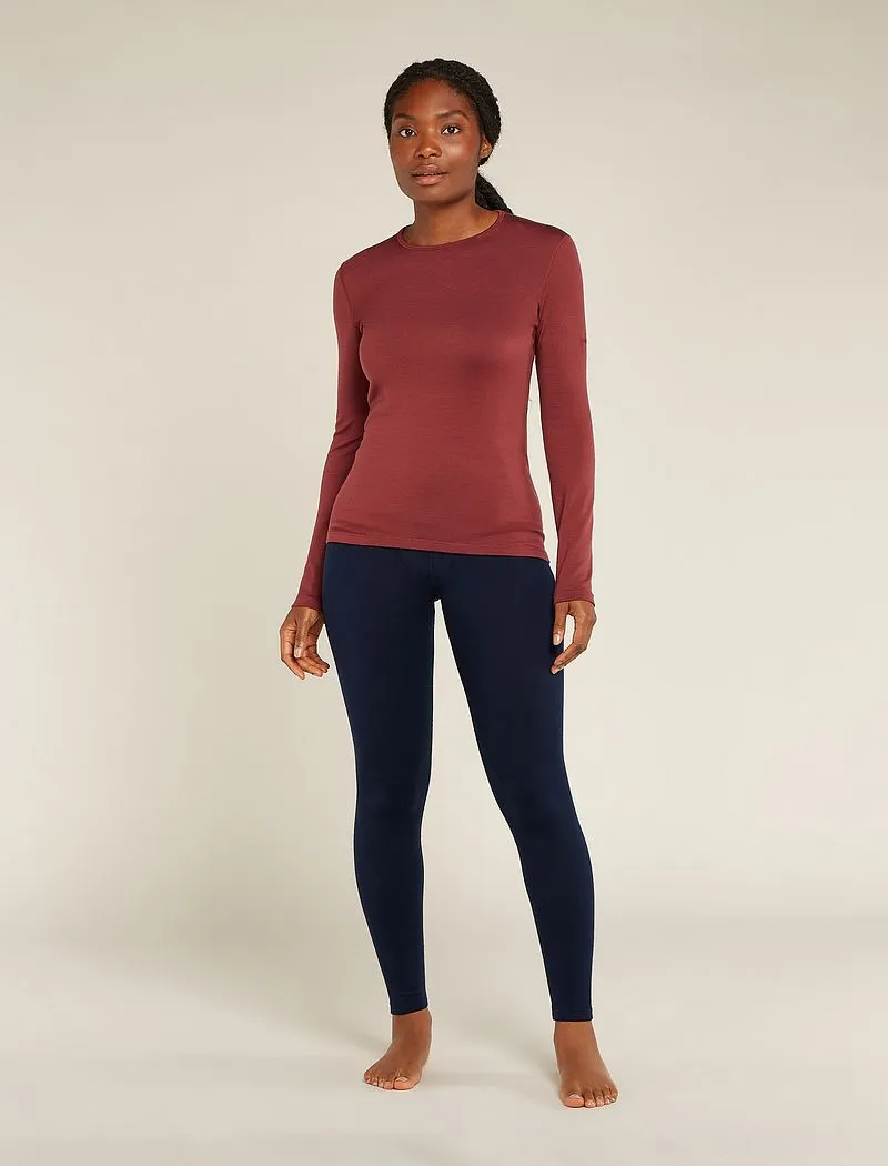 Icebreaker Merino 260 Tech High Rise Thermal Leggings - Woman - Midnight Navy - Size M sold by Icebreaker product image thumbnail 3