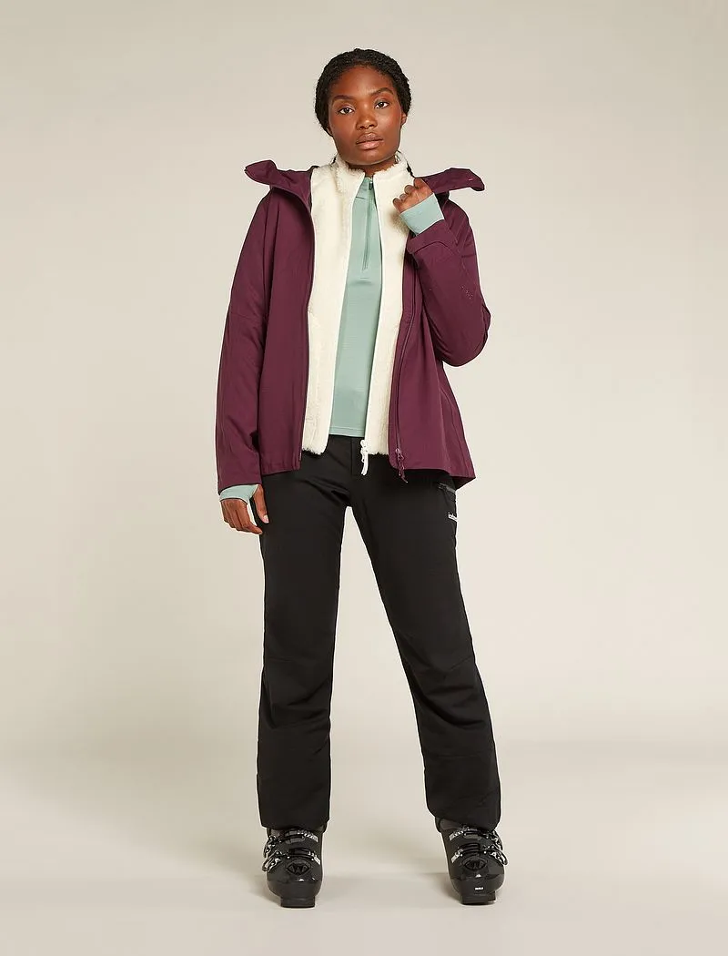 Icebreaker 300 MerinoFine™ Polar Long Sleeve Half Zip Thermal Top - Woman - Moss - Size L sold by Icebreaker product image thumbnail 4