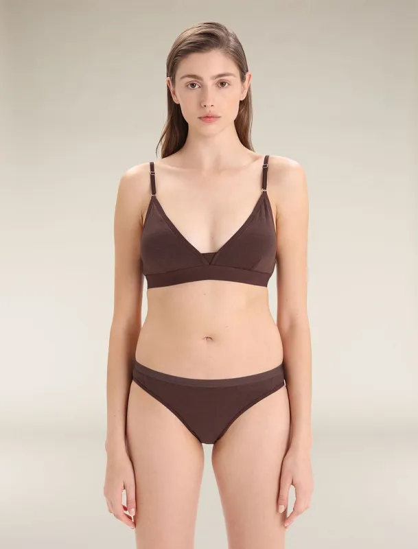 Icebreaker Merino 150 Siren Bra - Woman - Umber - Size M sold by Icebreaker