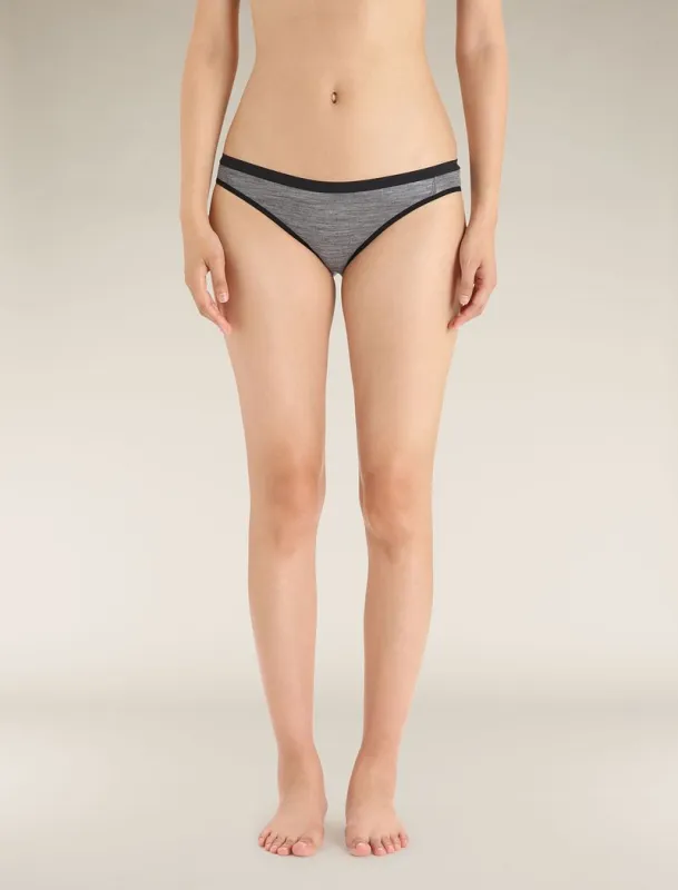 Icebreaker Merino 150 Siren Bikini - Woman - Gritstone Heather - Size XS sold by Icebreaker