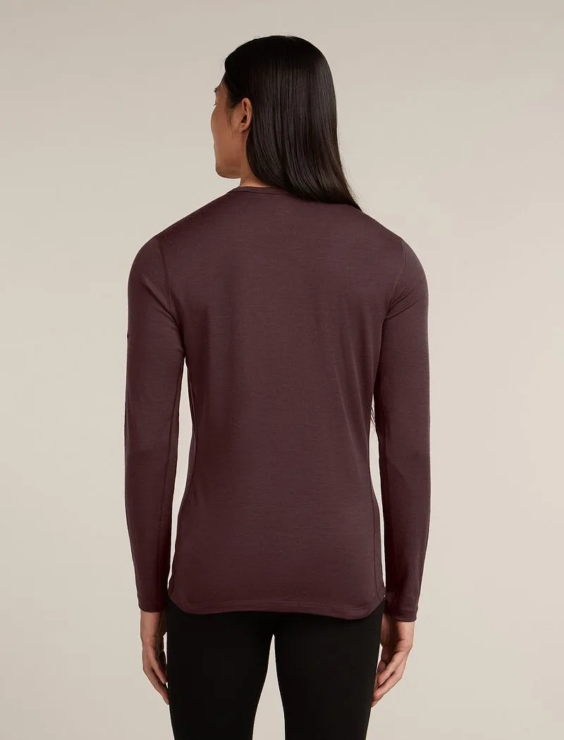 Icebreaker Merino 200 Oasis Long Sleeve Crew Thermal Top - Man - Java - Size XL sold by Icebreaker product image thumbnail 2