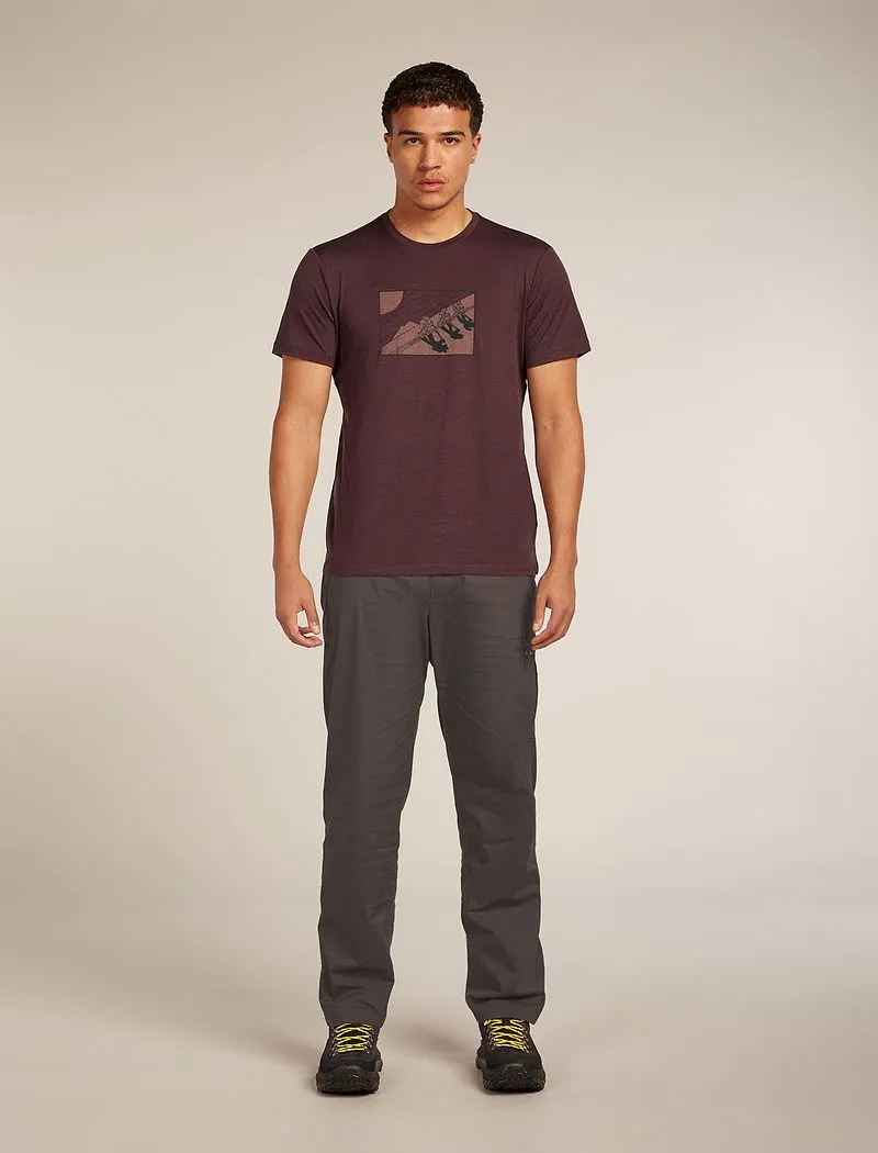 Icebreaker Merino 150 Tech Lite Short Sleeve T-Shirt In The Wild - Man - Java - Size XL sold by Icebreaker product image thumbnail 3