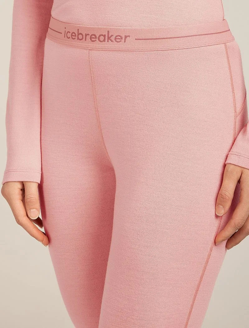 Icebreaker Merino 260 Tech Thermal Leggings - Woman - Blush - Size XS sold by Icebreaker product image thumbnail 5