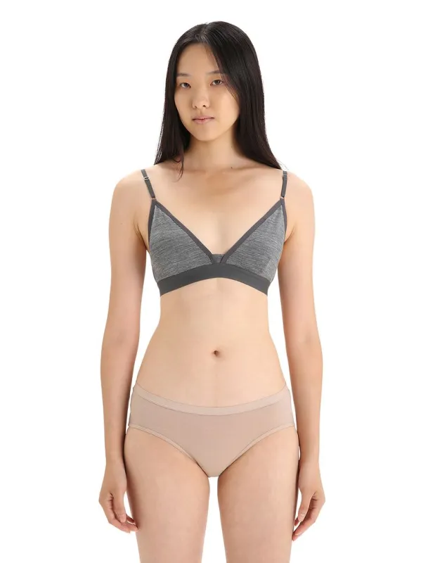 Icebreaker Merino 150 Siren Bra - Woman - Gritstone Heather - Size XS sold by Icebreaker