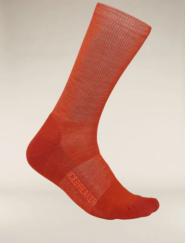 Icebreaker Merino Lifestyle Light Crew Socks - Man - Molten/blaze - Size XL sold by Icebreaker