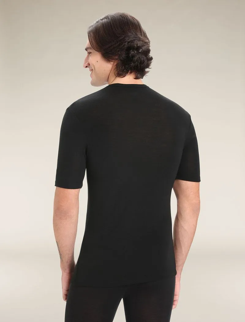 Icebreaker Merino 175 Everyday Short Sleeve Crew Thermal Top - Man - Black - Size XXL sold by Icebreaker product image thumbnail 2