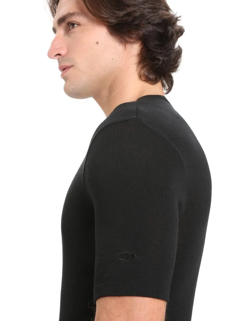 Icebreaker Merino 175 Everyday Short Sleeve Crew Thermal Top - Man - Black - Size XXL sold by Icebreaker product image thumbnail 3