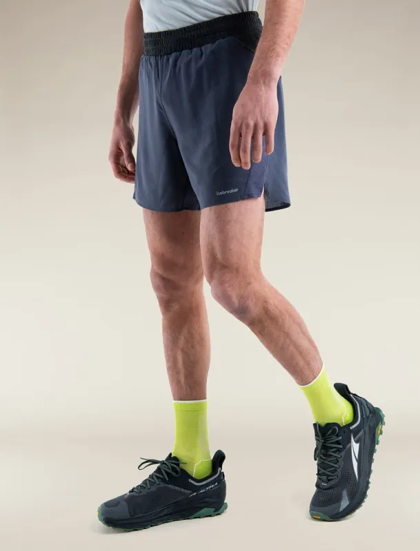 Icebreaker Merino Blend 125 ZoneKnit™ Speed 6" Shorts - Man - Graphite/jet Heather - Size XL sold by Icebreaker