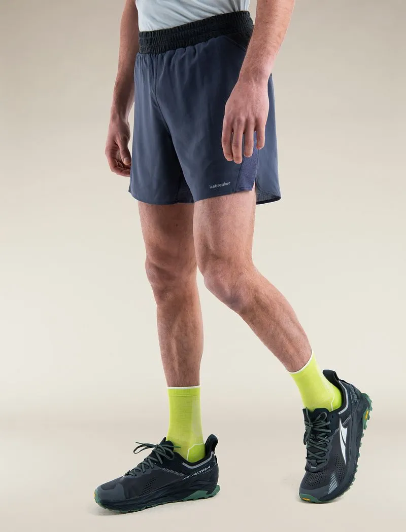 Icebreaker Merino Blend 125 ZoneKnit™ Speed 6" Shorts - Man - Graphite/jet Heather - Size XL sold by Icebreaker