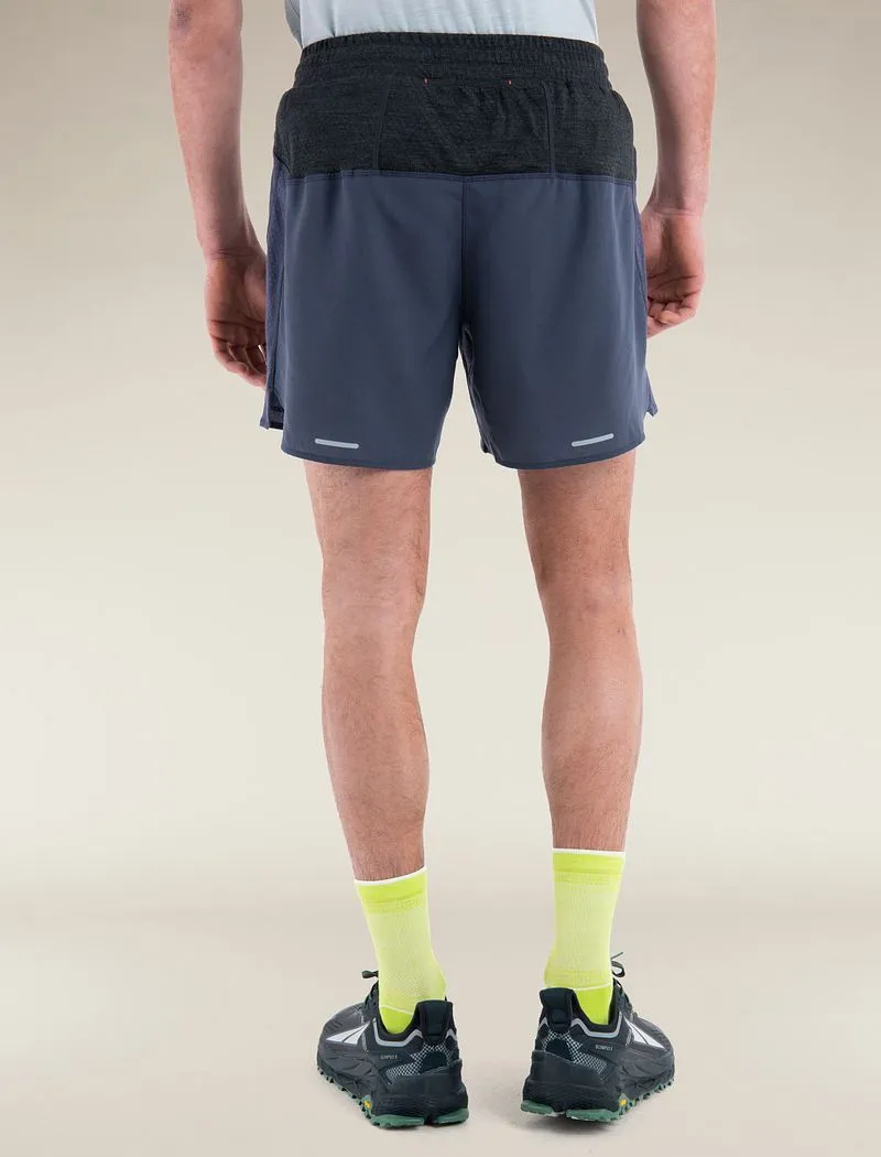 Icebreaker Merino Blend 125 ZoneKnit™ Speed 6" Shorts - Man - Graphite/jet Heather - Size XL sold by Icebreaker product image thumbnail 2