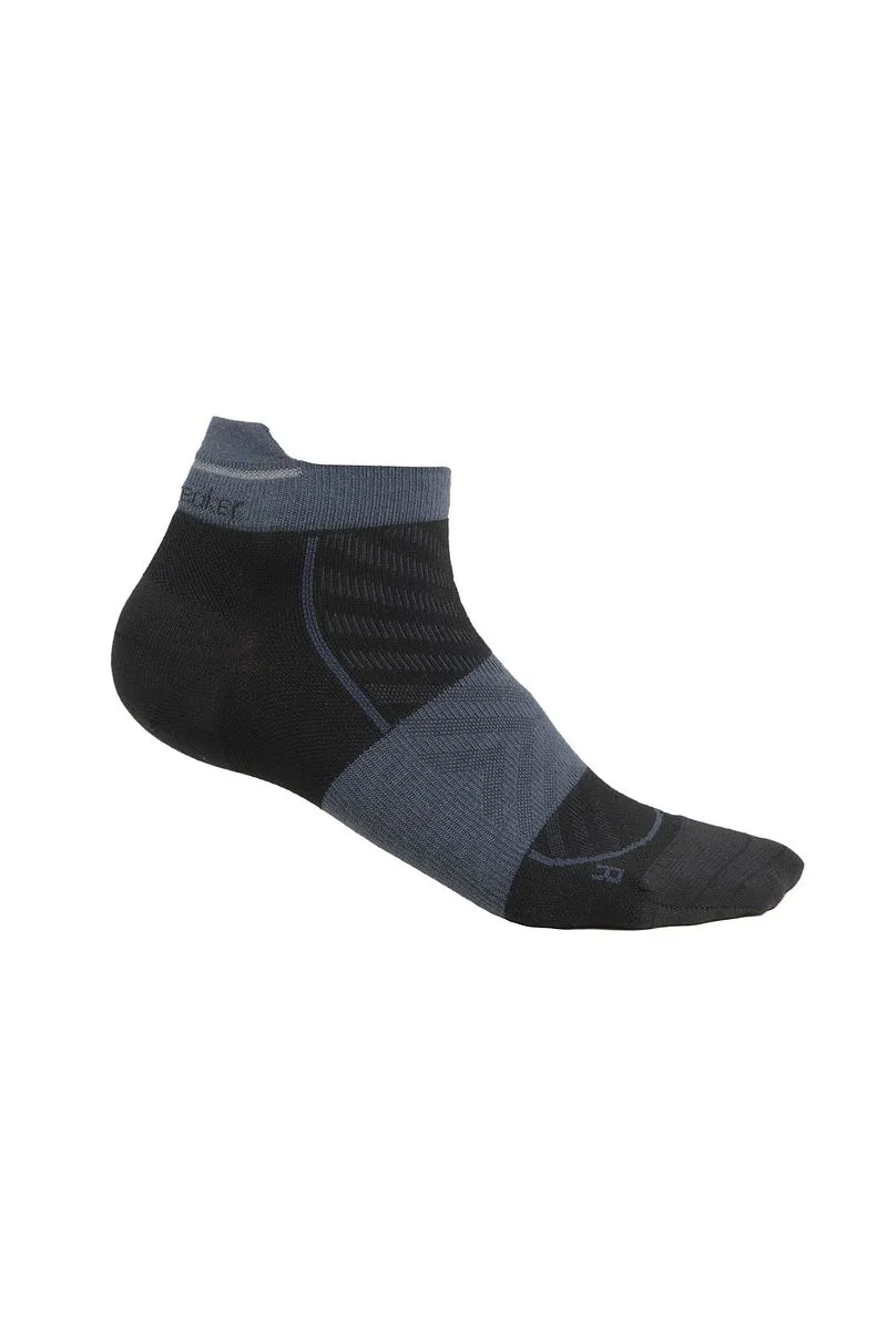 Icebreaker Merino Run+ Ultralight Micro Socks - Woman - Black/graphite - Size M sold by Icebreaker product image thumbnail 3