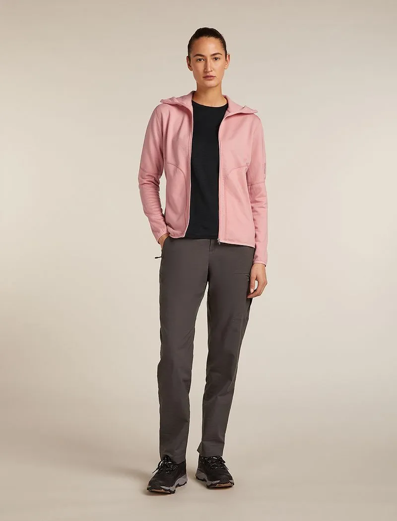 Icebreaker Merino 560 Realfleece™ Elemental Long Sleeve Zip Hoodie - Woman - Blush - Size XS sold by Icebreaker product image thumbnail 3