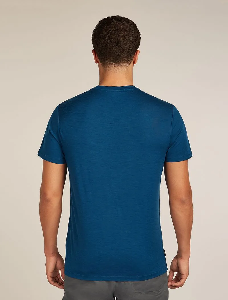 Icebreaker Merino 150 Tech Lite Short Sleeve T-Shirt Snow Day - Man - Atlantis - Size XL sold by Icebreaker product image thumbnail 2