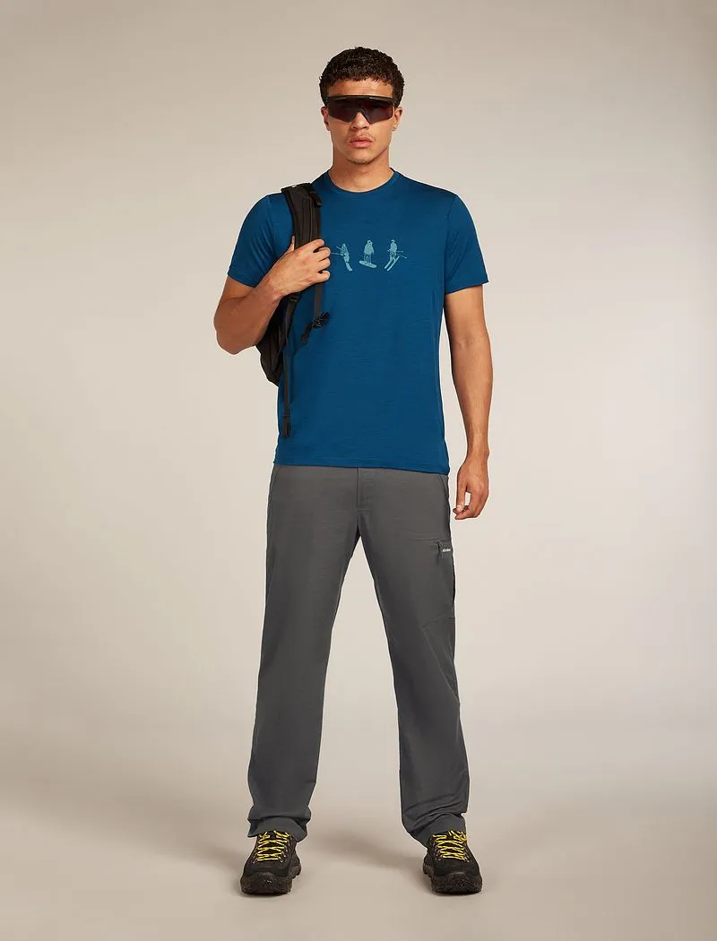 Icebreaker Merino 150 Tech Lite Short Sleeve T-Shirt Snow Day - Man - Atlantis - Size XL sold by Icebreaker product image thumbnail 4