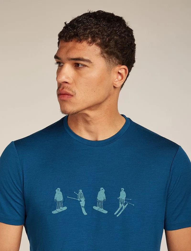 Icebreaker Merino 150 Tech Lite Short Sleeve T-Shirt Snow Day - Man - Atlantis - Size XL sold by Icebreaker product image thumbnail 5