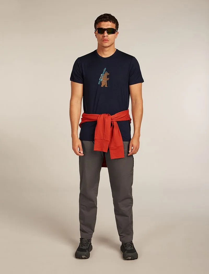 Icebreaker Merino 150 Tech Lite Short Sleeve T-Shirt Bear Tour - Man - Midnight Navy - Size XXL sold by Icebreaker product image thumbnail 4
