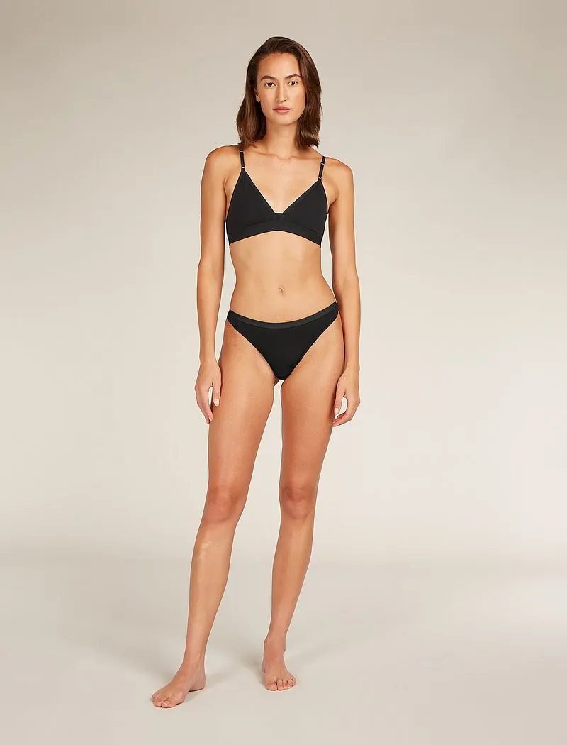 Icebreaker Merino 150 Siren Bra - Woman - Black/black - Size M sold by Icebreaker product image thumbnail 3