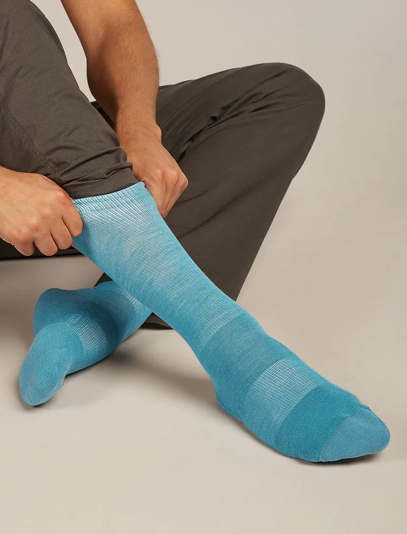 Icebreaker Merino Lifestyle Light Crew Socks - Man - Topaz/hydro - Size L sold by Icebreaker product image thumbnail 3