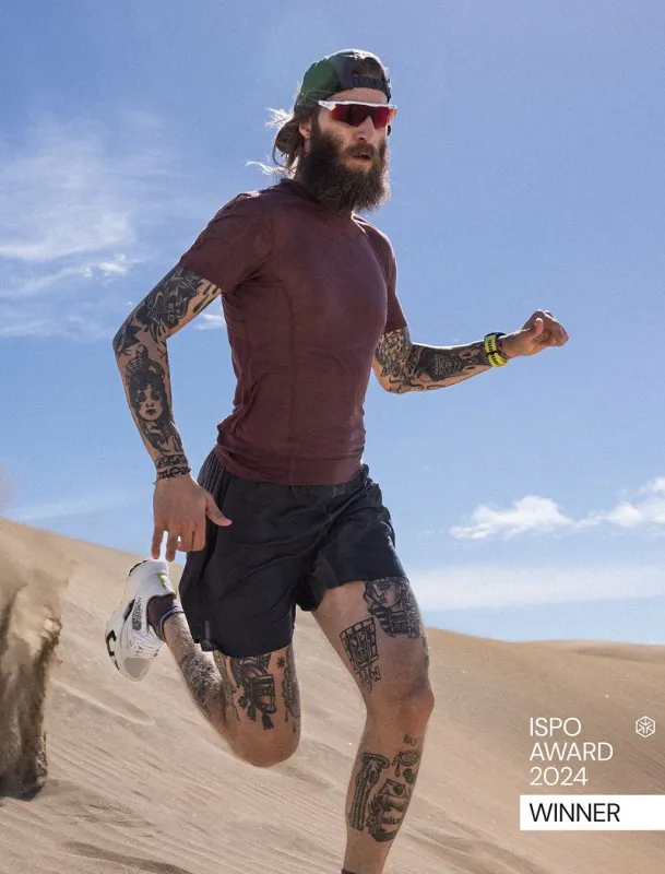 Icebreaker Merino Blend 75 Cool-Lite™ Featherlight™ Short Sleeve T-Shirt - Man - Carob - Size XL sold by Icebreaker