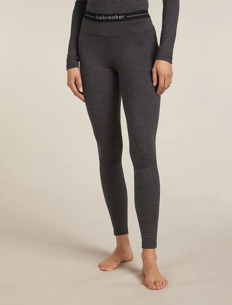 Icebreaker 260 ZoneKnit™ Thermal Leggings - Woman - Jet Hthr - Size XL sold by Icebreaker