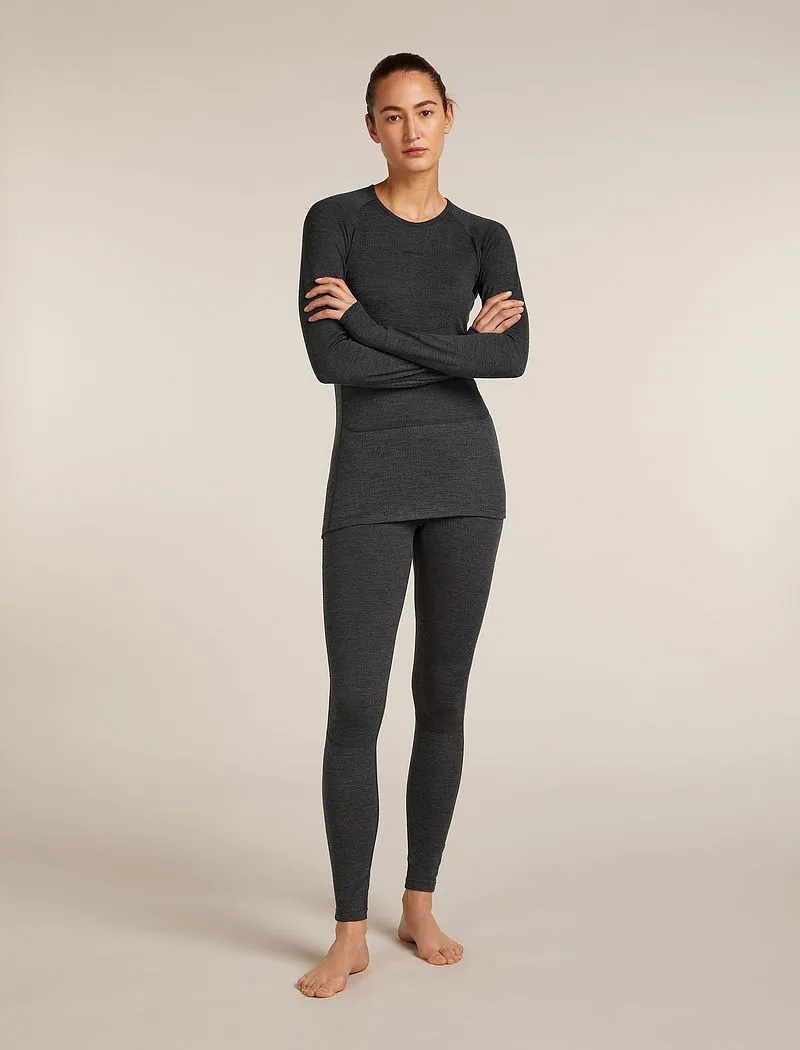 Icebreaker 260 ZoneKnit™ Thermal Leggings - Woman - Jet Hthr - Size XL sold by Icebreaker product image thumbnail 3
