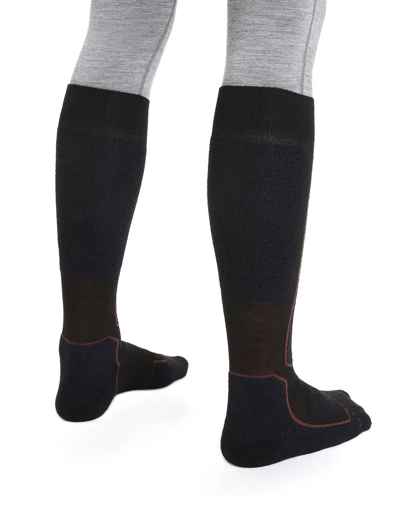 Icebreaker Merino Ski+ Medium Over the Calf Socks - Man - Black/royal Navy - Size XL sold by Icebreaker product image thumbnail 2