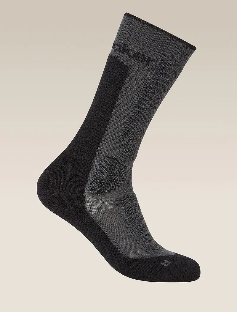 Icebreaker Merino Hike+ Heavy Crew Socks - Woman - Obsidian/black - Size M sold by Icebreaker product image thumbnail 2