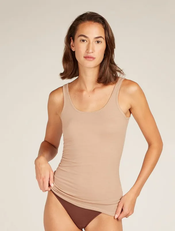 Icebreaker Merino 150 Siren Tank - Woman - Praline - Size XS sold by Icebreaker