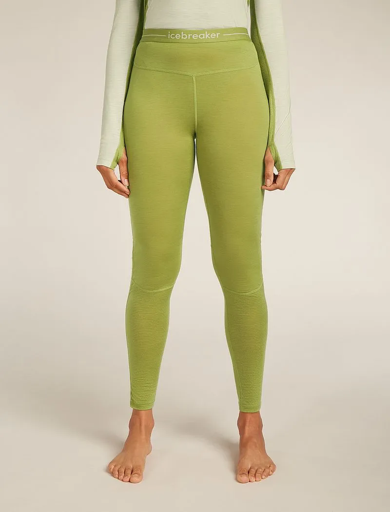 Icebreaker Merino Blend 125 ZoneKnit™ Thermal Leggings - Woman - Olive - Size XL sold by Icebreaker